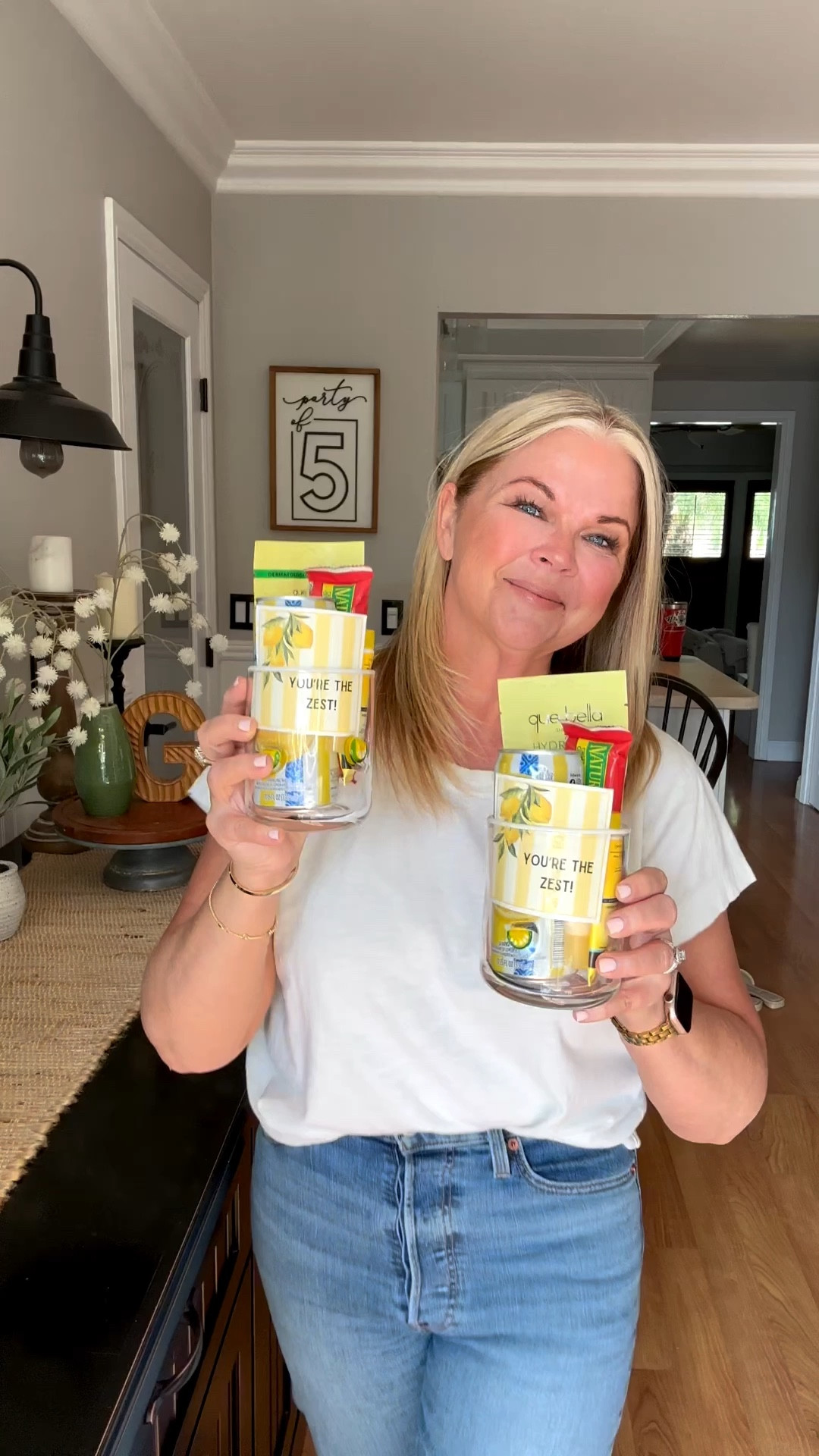 Steal this lemon themed summery gift idea! So cute when it is all pulled together complete with a gift tag💛☀️🍋 Join me for more gift ideas! 

#LTKstorytime #LTKHome #LTKSeasonal
