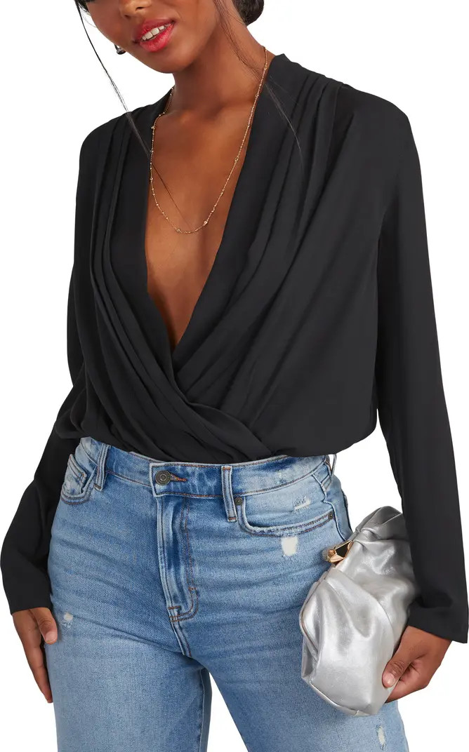 Attraction Surplice Neck Bodysuit | Nordstrom