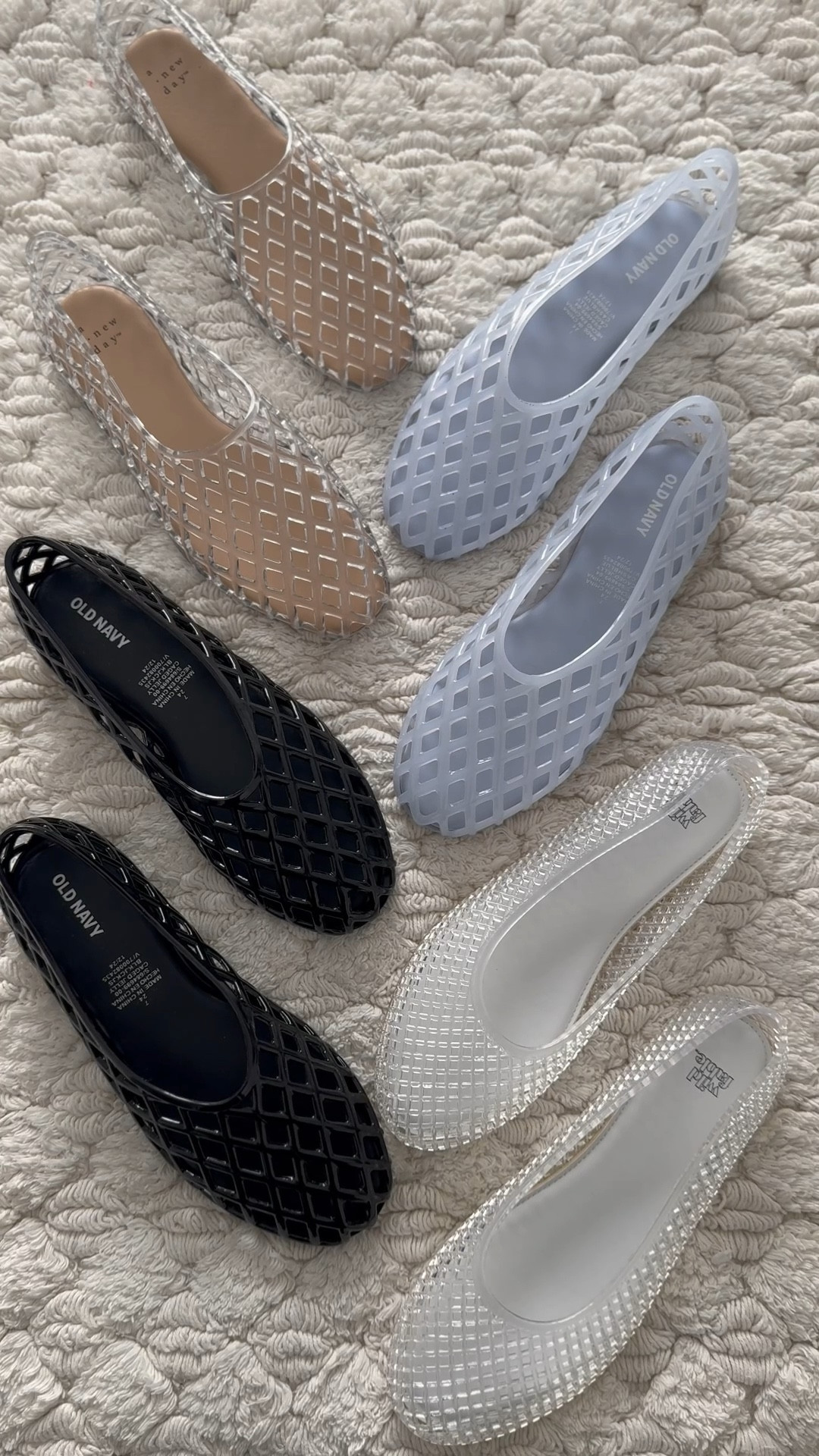 Maybe it’s just a trend and maybe it’s not. For now I’m going to enjoy every second. 
I have a feeling that I will be living in these cuties all summer long. 
(Also linking some other cute options)

Jelly Shoes • Ballet Flats • Jelly Flats • Summer Shoes • Cute Shoes • Lattice Jelly Flats • Womens Shoes 

#LTKStyleTip #LTKShoeCrush #LTKSaleAlert