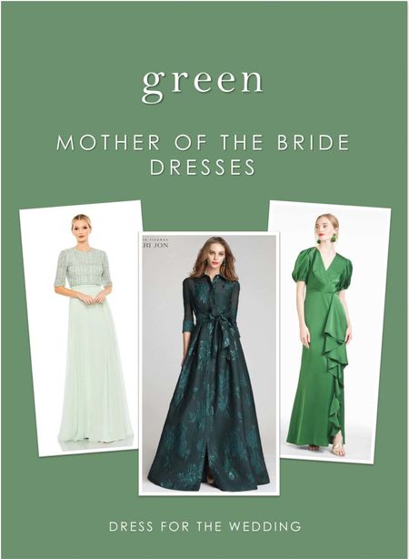 Green dresses for weddings, mother of the bride dress, formal gown, emerald green dress, sage green dress, green gown, mother of the groom dress. Follow Dress for the Wedding for more wedding guest dresses, bridesmaid dresses, wedding dresses, and mother of the bride dresses. 





#LTKOver40 #LTKSeasonal #LTKWedding