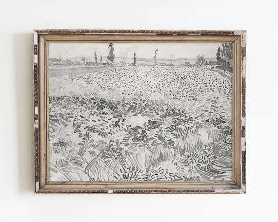 Neutral Beige Wall Art Antique Sketch Art Abstract Line Art - Etsy | Etsy (US)