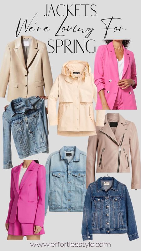 Spring is for jackets…. Here are a few of of our favorites!

#LTKstyletip #LTKSeasonal #LTKFind
