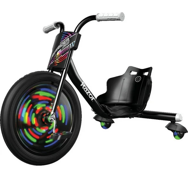 Razor RipRider 360 Lightshow - Drift Trike with Colorful Lights, 3 Wheeled Ride-on Toy for Kids 5... | Walmart (US)