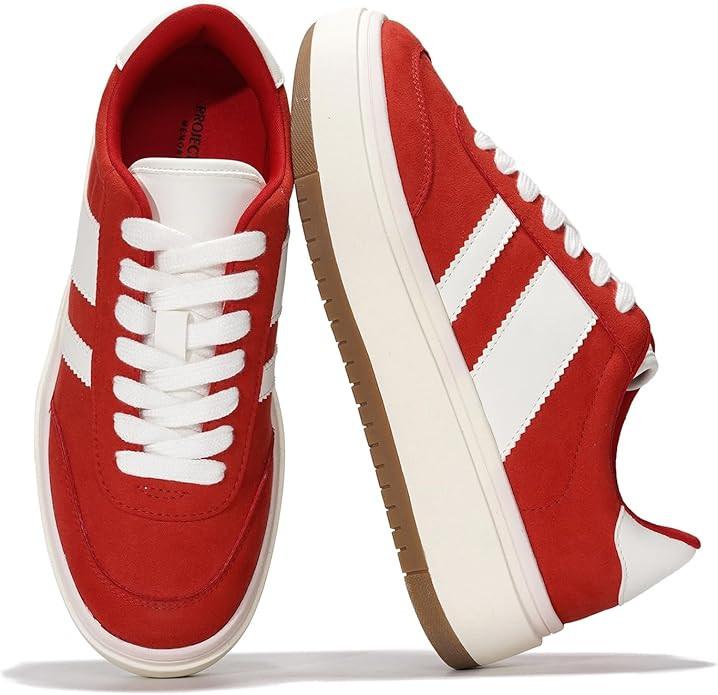 Project Cloud Sneakers for Women - Lace Up Women's Fashion Sneakers Memory Foam Insole Womens Sne... | Amazon (US)