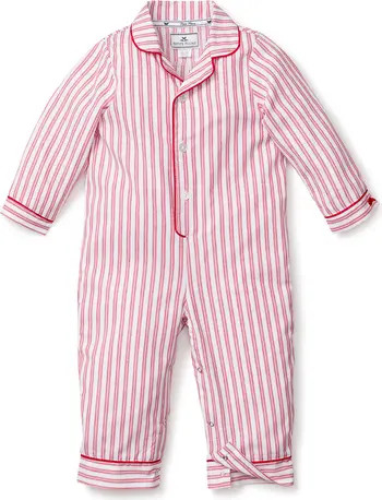 Petite Plume Stripe One-Piece Pajamas | Nordstrom | Nordstrom