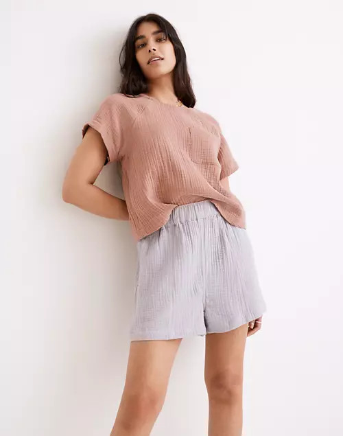 Lightspun Easy Pull-On Shorts | Madewell