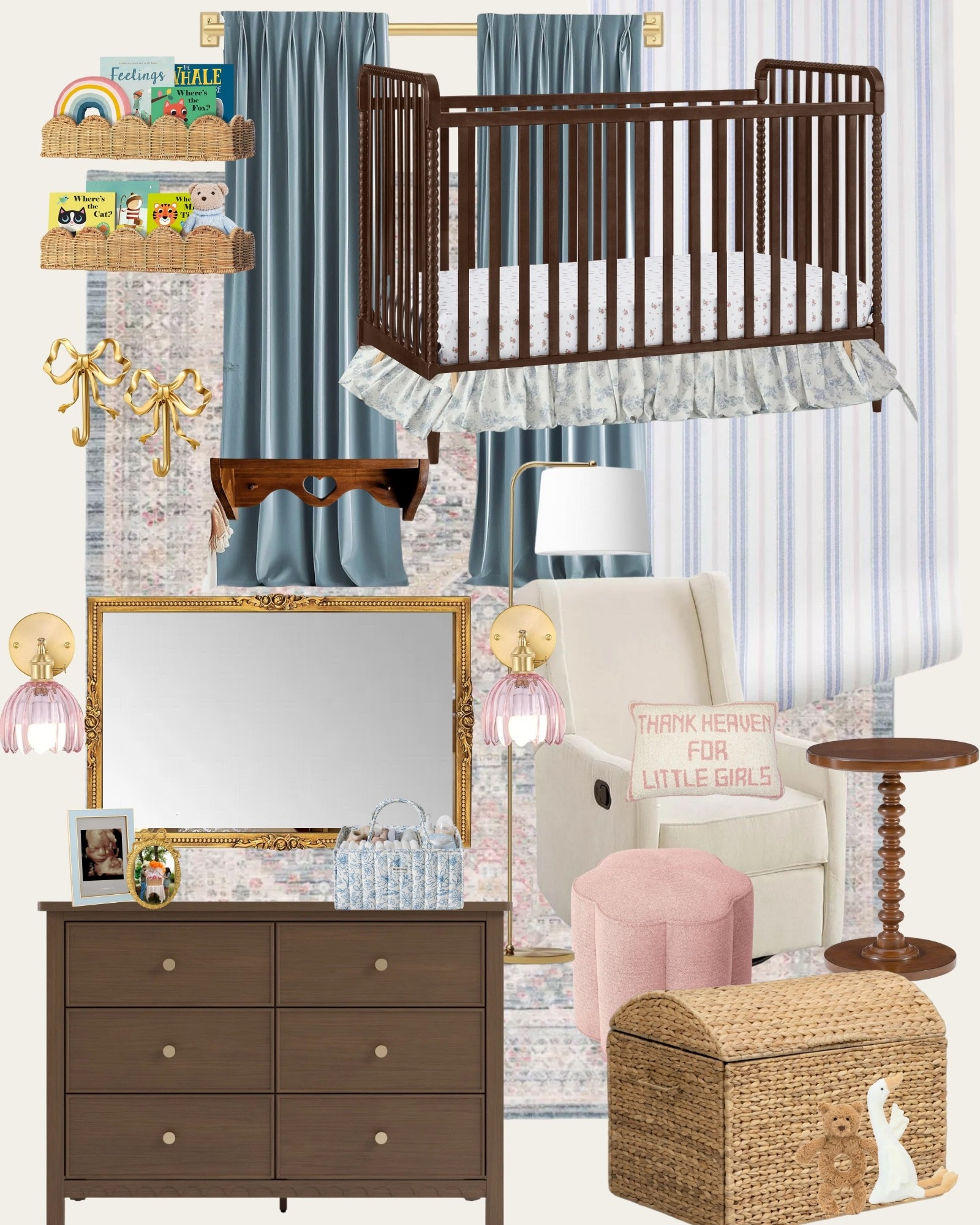 Baby Girl Nursery! 

#LTKFamily #LTKU #LTKBaby