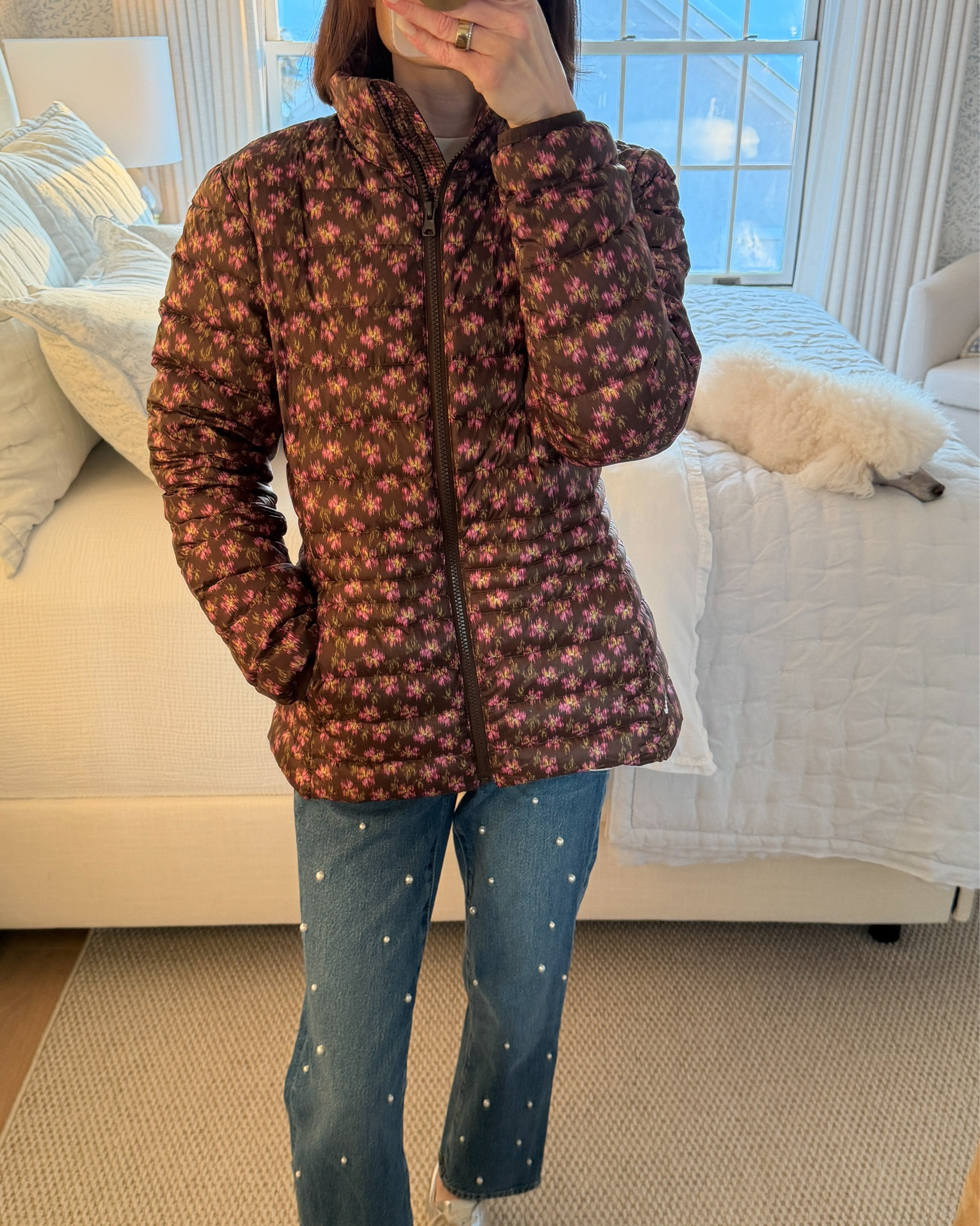 Just got so many great winter jackets from lands end! They’re all down filled 600-800 and super warm (I took my regular size). The gold jacket is 600 down and the rest are Packable and 800 down filled. I sized up one in the packable jackets. 