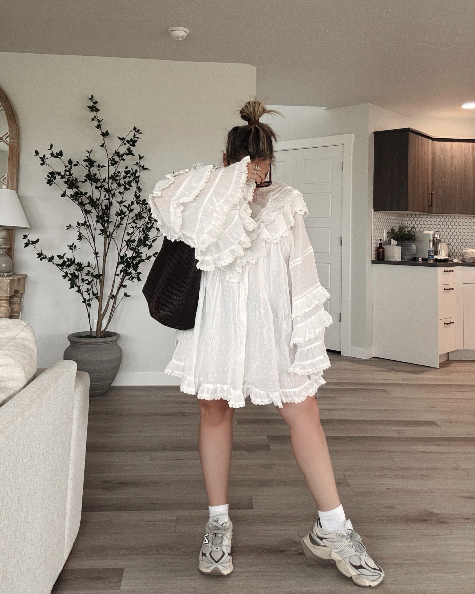 The cutest little cotton ruffle dresses
