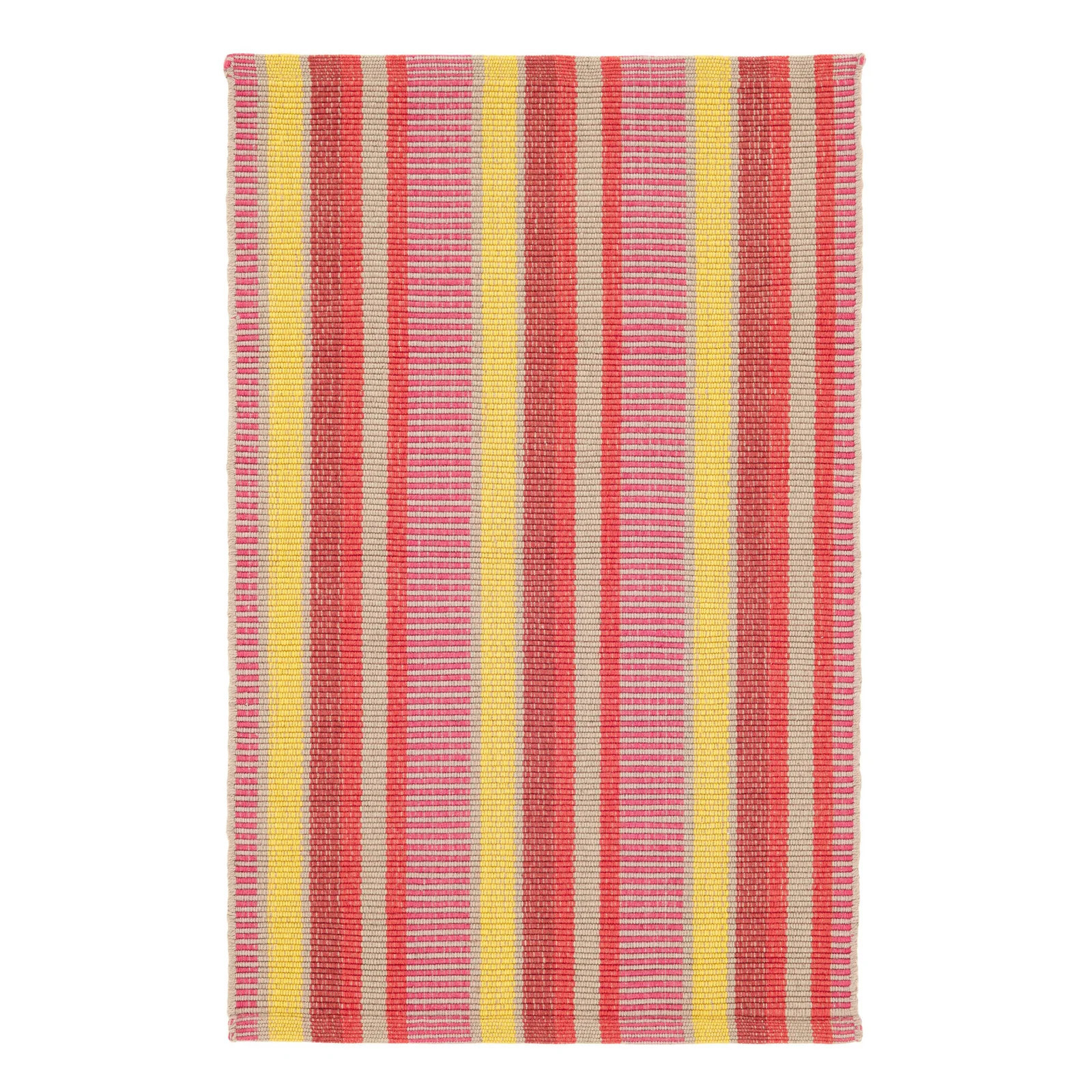 Always Greener Handwoven Indoor/Outdoor Rug | Blue/Red | Annie Selke