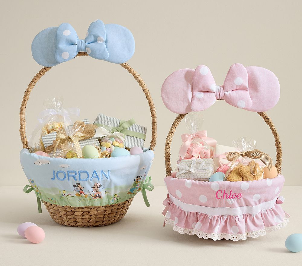 Disney Mickey Mouse, Minnie Mouse and Friends Easter Basket Liner & Ears | Pottery Barn Kids