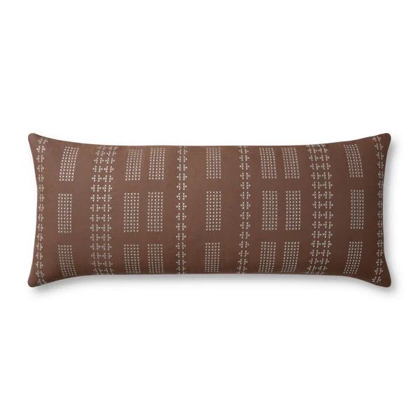 Charles 100% Cotton Lumbar Rectangular Pillow by Jean Stoffer x Loloi | Wayfair North America