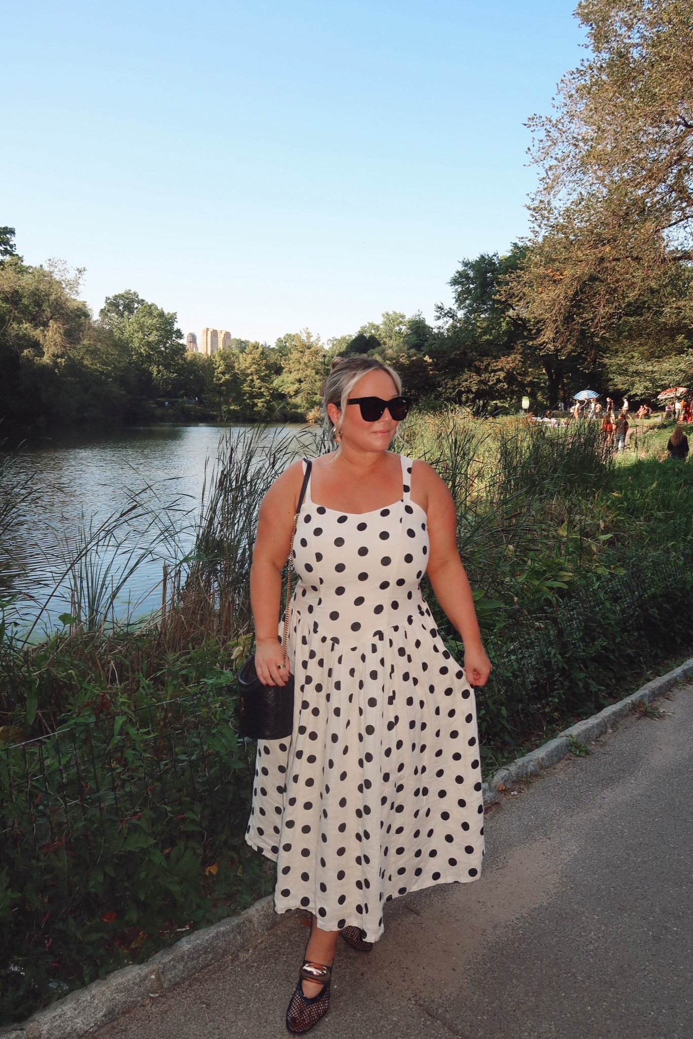 Just a stroll through
Central Park!
This Amazon polka dot linen dress is perfect for the warm weather here!
The mesh shoes are also Amazon!! Both run tts for me! I'm in a size LARGE dress.

Fall outfit, fall dress, Amazon style, Amazon finds, Amazon fashion, NYFW, casual style, petite style, fall trends

#LTKNYFW #LTKOver40 #LTKMidsize