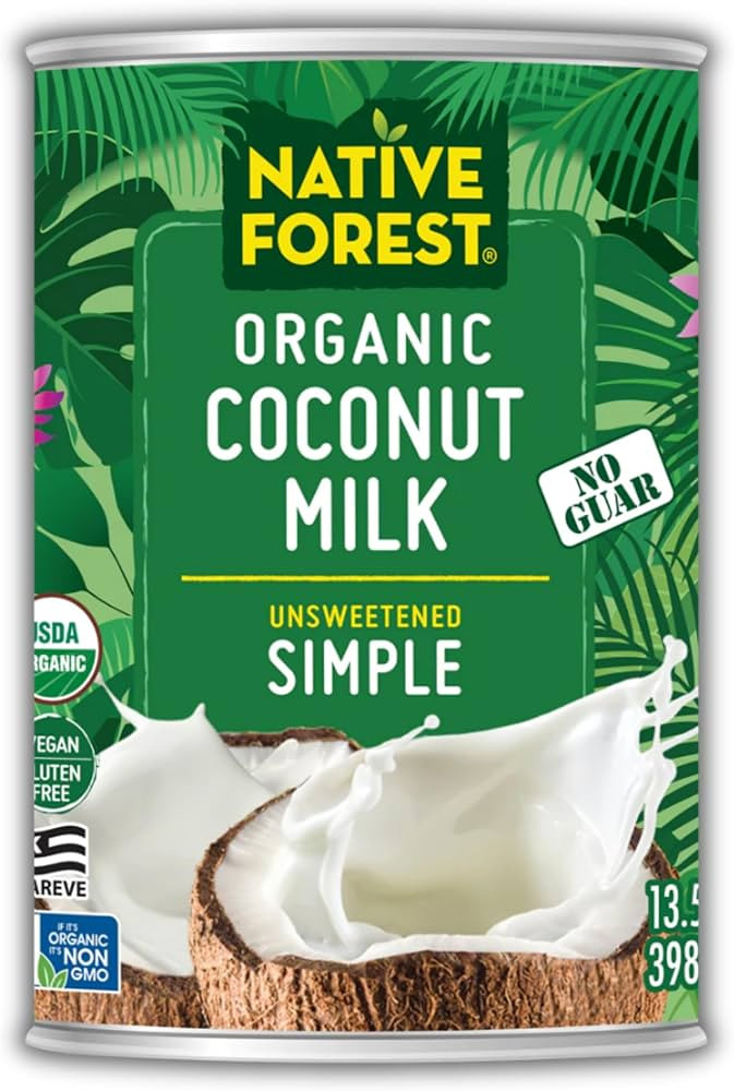 Native Forest Organic Unsweetened Coconut Milk, Canned Coconut Milk, No Guar Gum, Non-GMO Project... | Amazon (US)