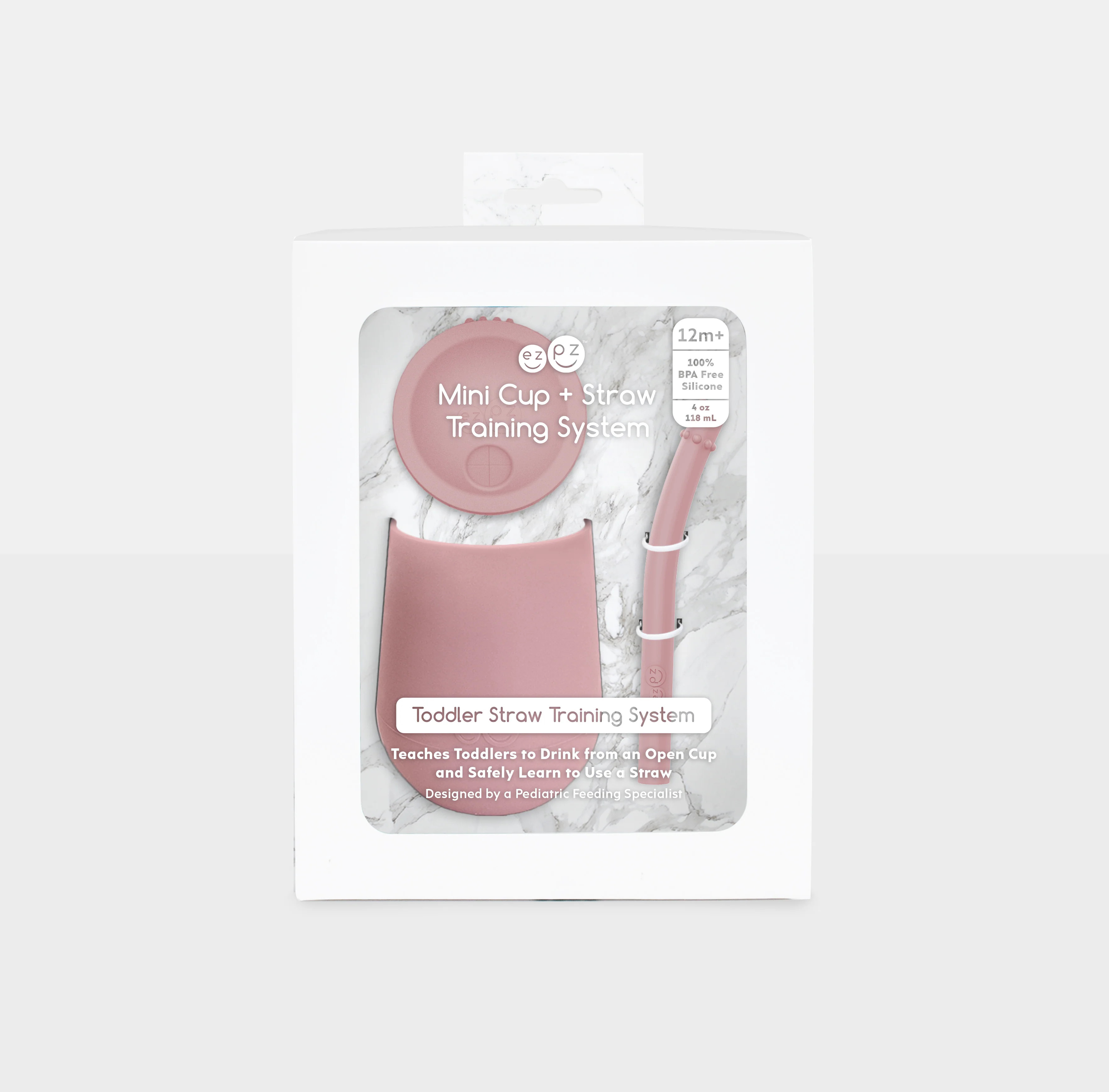 Silicone Mini Cup + Straw Training System by ezpz / For 12 Months+ | ezpz