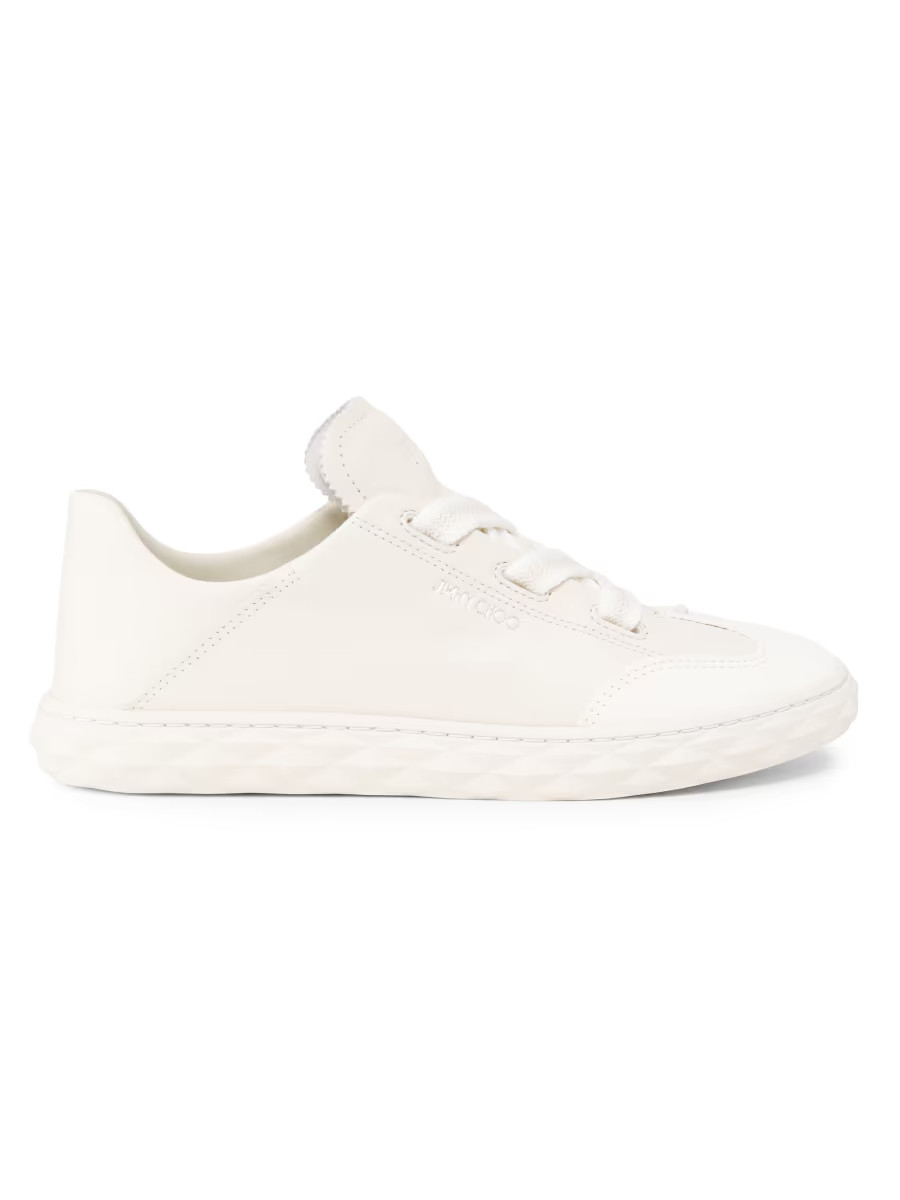 Diamond Light Flex Low-Top Leather Trainer Sneakers | Saks Fifth Avenue