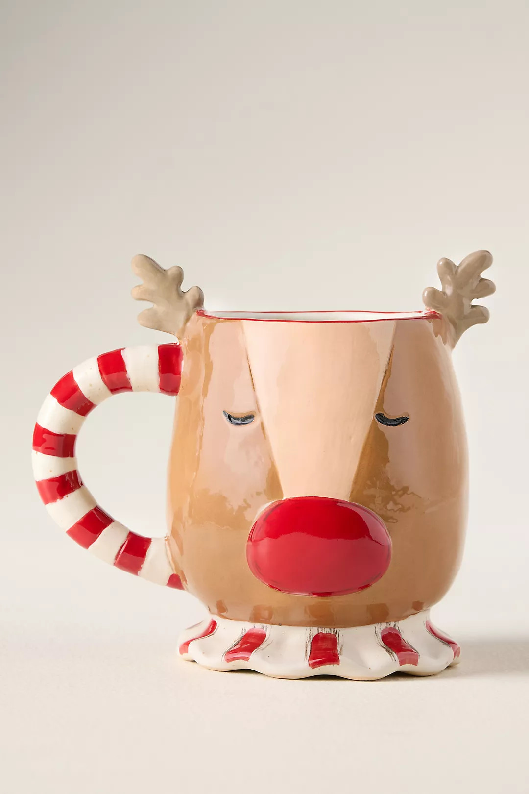 Figural Stoneware Holiday Mug | Anthropologie (US)