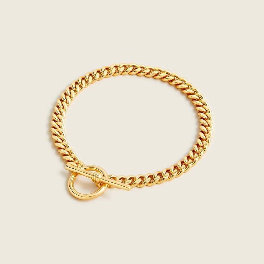 Curb chain toggle bracelet | J.Crew US