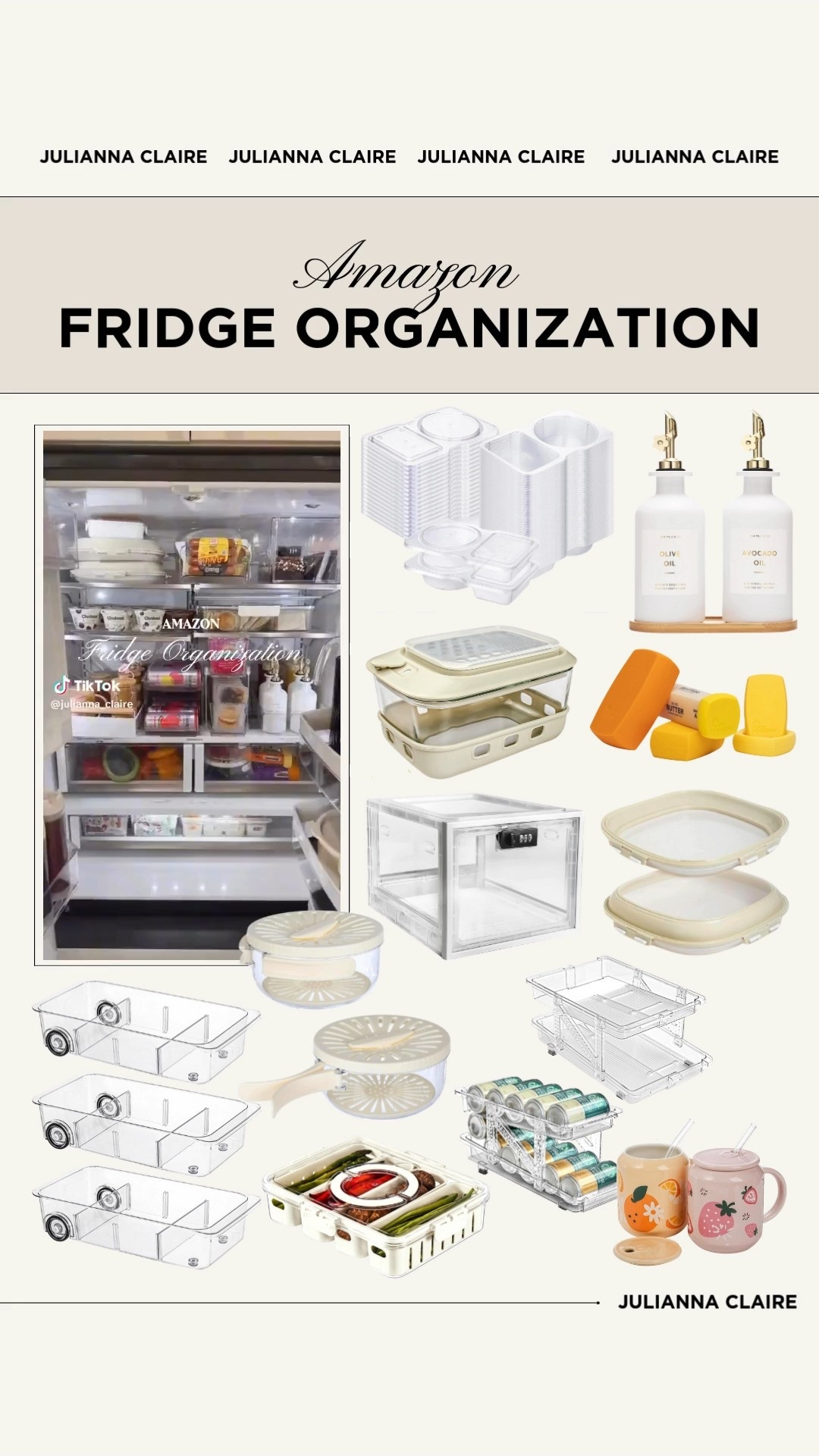 Fridge home organization favorites from Amazon! 

#LTKFindsUnder100 #LTKHome