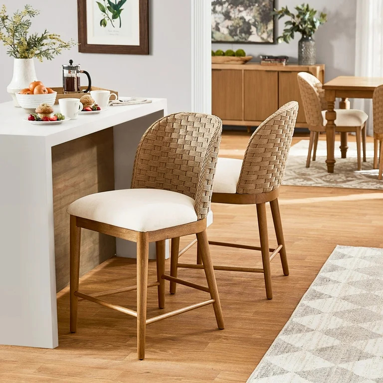 My Texas House Saylor Counter-height Stools, 2 Pack | Walmart (US)