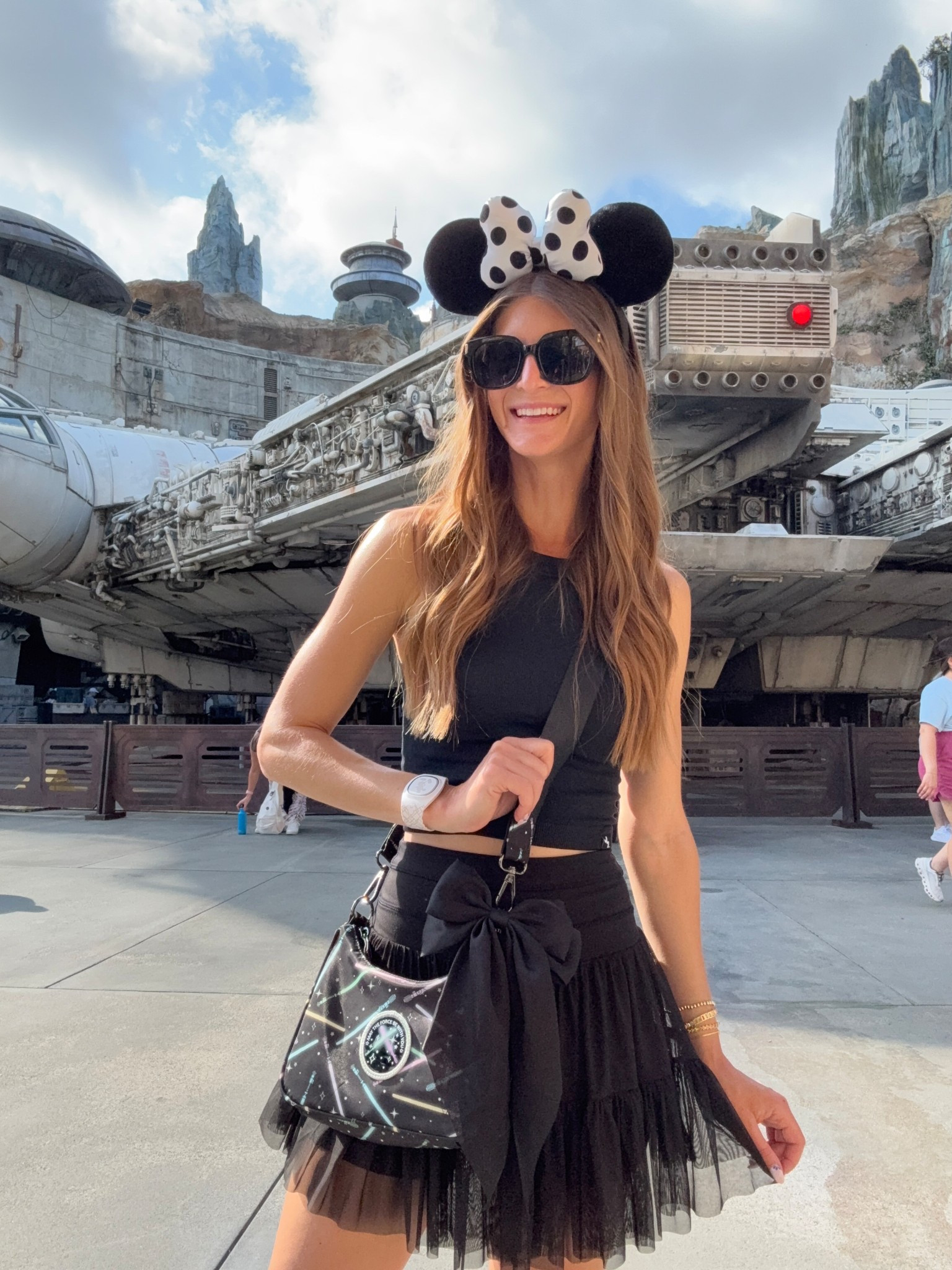 Star Wars lightsaber cutie outfit for Hollywood studios 💫🖤🪐

#LTKActive #LTKStyleTip #LTKFindsUnder100