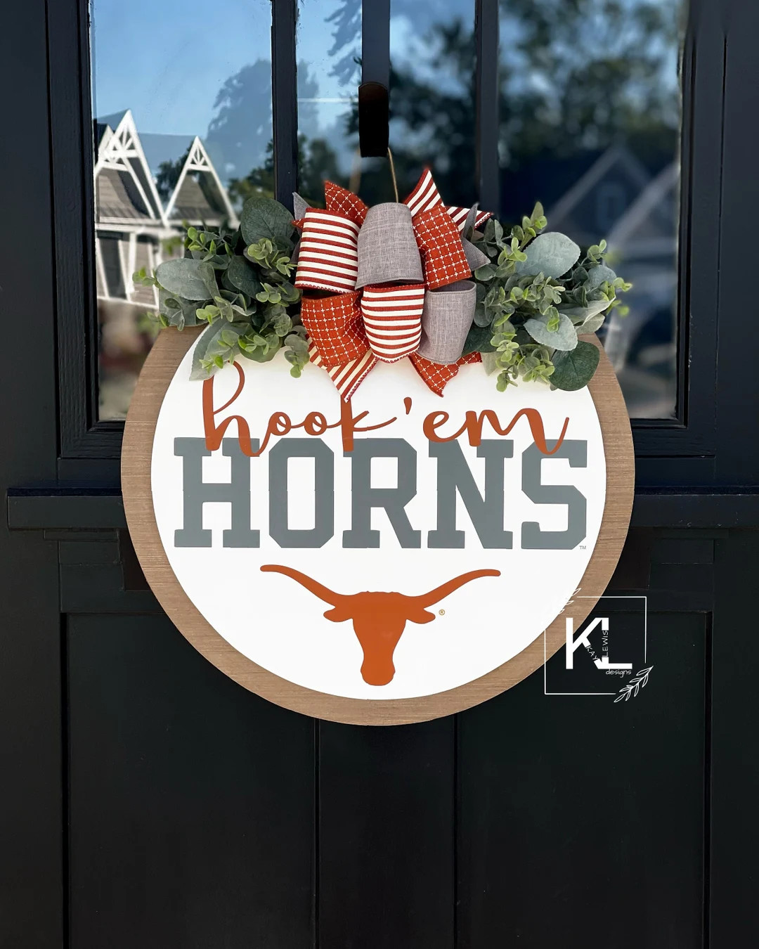 Longhorns Door Hanger Texas Longhorns Texas Door Hanger Texas Longhorns Wreath Texas Wreath Unive... | Etsy (US)