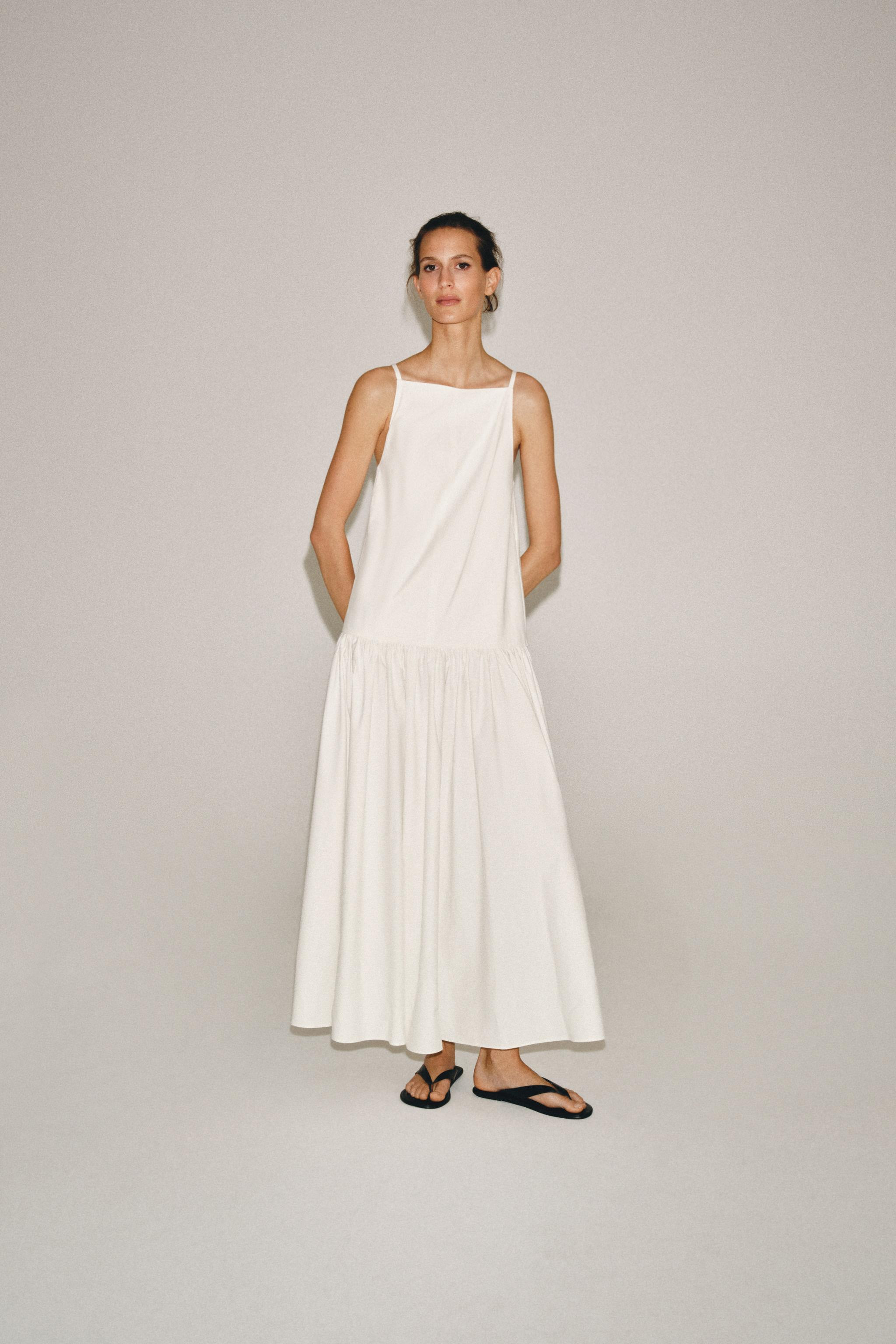 ZW COLLECTION PLEATED DRESS | Zara US