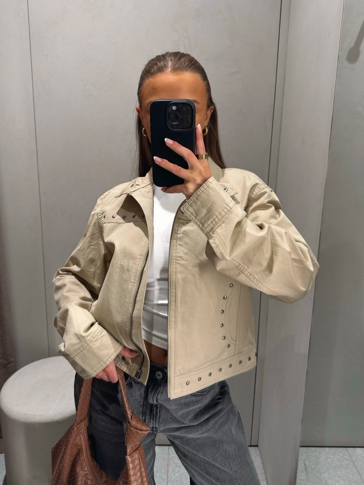 new in spring jacket faves✨

Pinterest style outfit inspo ideas bomber jacket zip up work spring summer TikTok casual easy basic neutral ootd wishlist faves petite zip up zara beige cropped studded jacket canvas trench zip up 

#LTKuk #LTKspring #LTKstyletip