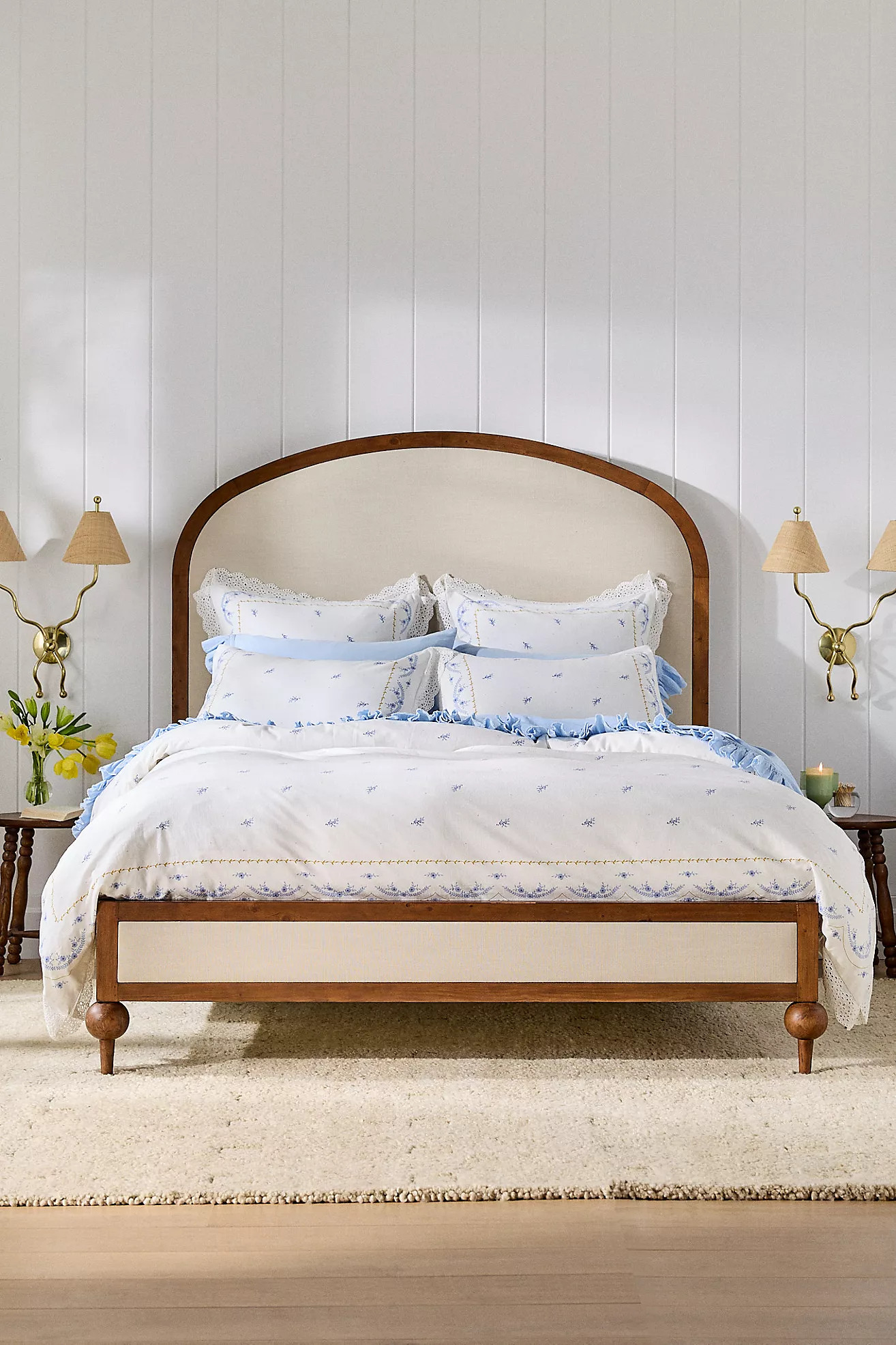 The Fern Performance Linen Bed | Anthropologie (US)
