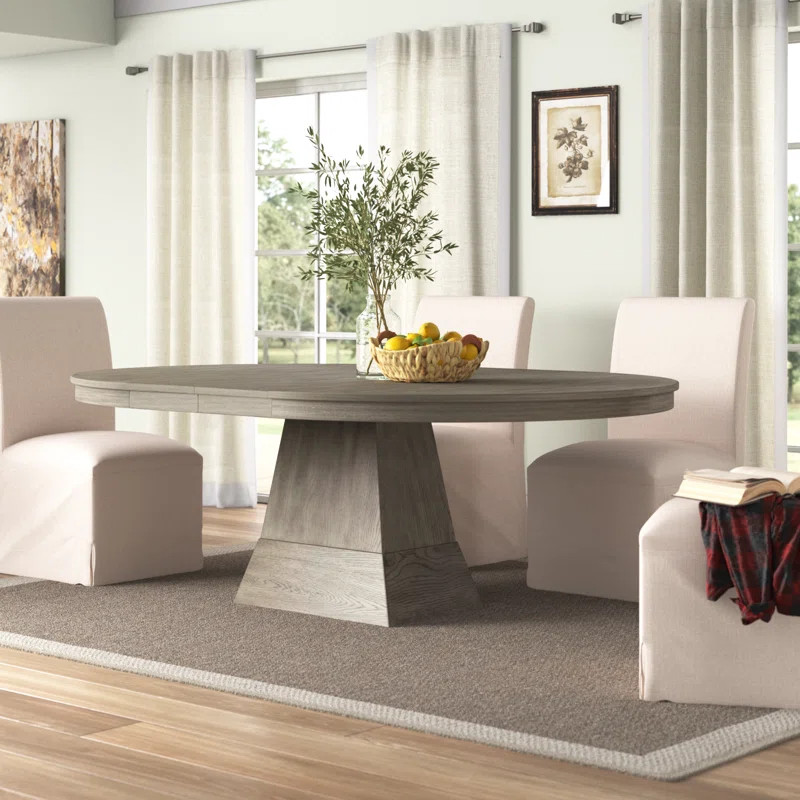 Laurel Foundry Modern Farmhouse® Spady Extendable Pedestal Dining Table & Reviews | Wayfair | Wayfair North America