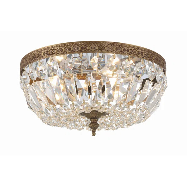 Linal Elian 3-Light 12" Flush Mount | Wayfair Professional