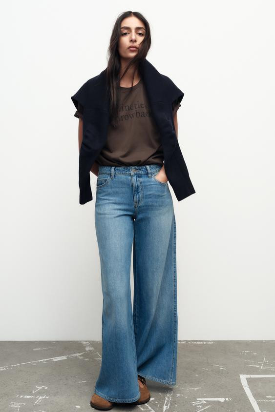 WASHED T-SHIRT WITH TEXT | Zara US