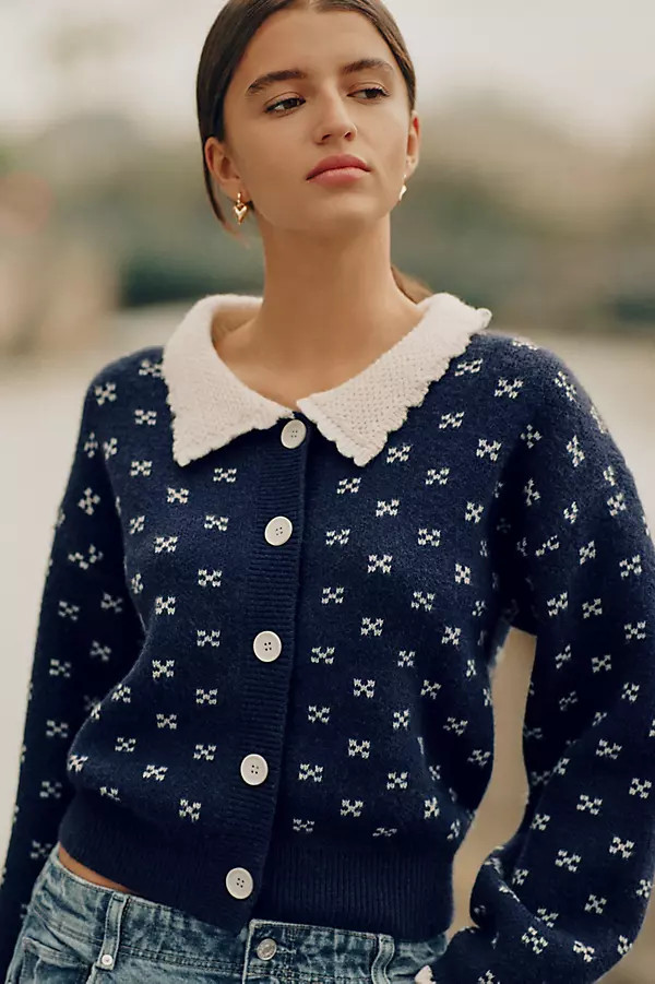 Raisonnel Collared Femme Cardigan Sweater | Anthropologie (US)