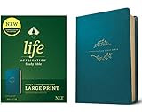 Tyndale NLT Life Application Study Bible, Third Edition, Large Print (LeatherLike, Teal Blue, Red Letter) – New Living Translation Bible, Large Print Study Bible for Enhanced Readability | Amazon (US)