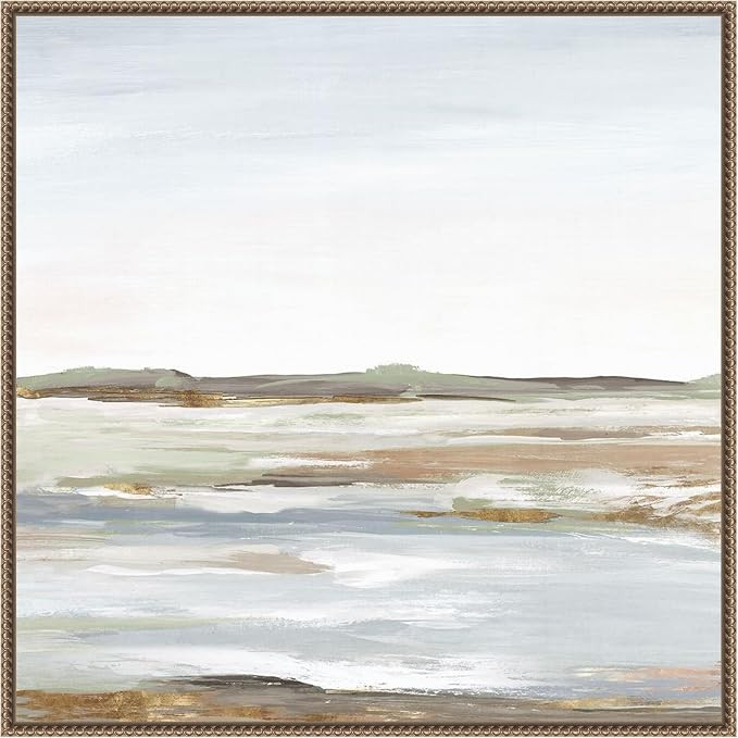 Amanti Art Framed Canvas Wall Art 30x30 Vastness I (Landscape) by Eva Watts, Framed Wall Art Canv... | Amazon (US)
