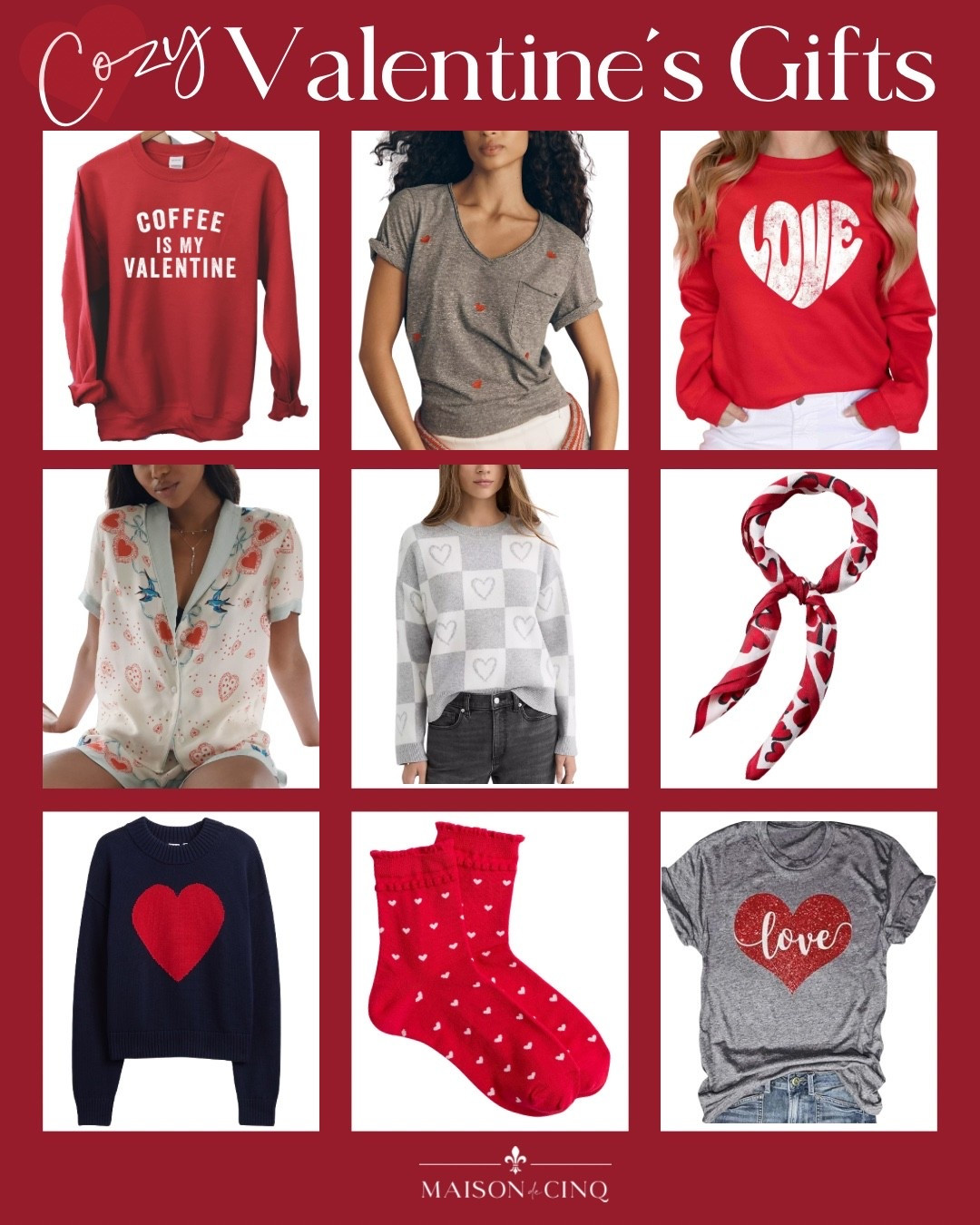 Adorable Valentine’s finds to add a romantic touch! 

Valentine’s Day outfit, sweaters, sweatshirts, scarf 

#LTKValentine #LTKSaleAlert