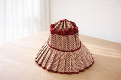 Lorna Murray Red And White Pleated Sun Hat, Size M | eBay | eBay US
