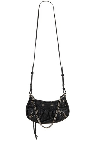 Balenciaga Mini Le Cagole Chain Bag in Black | FWRD 