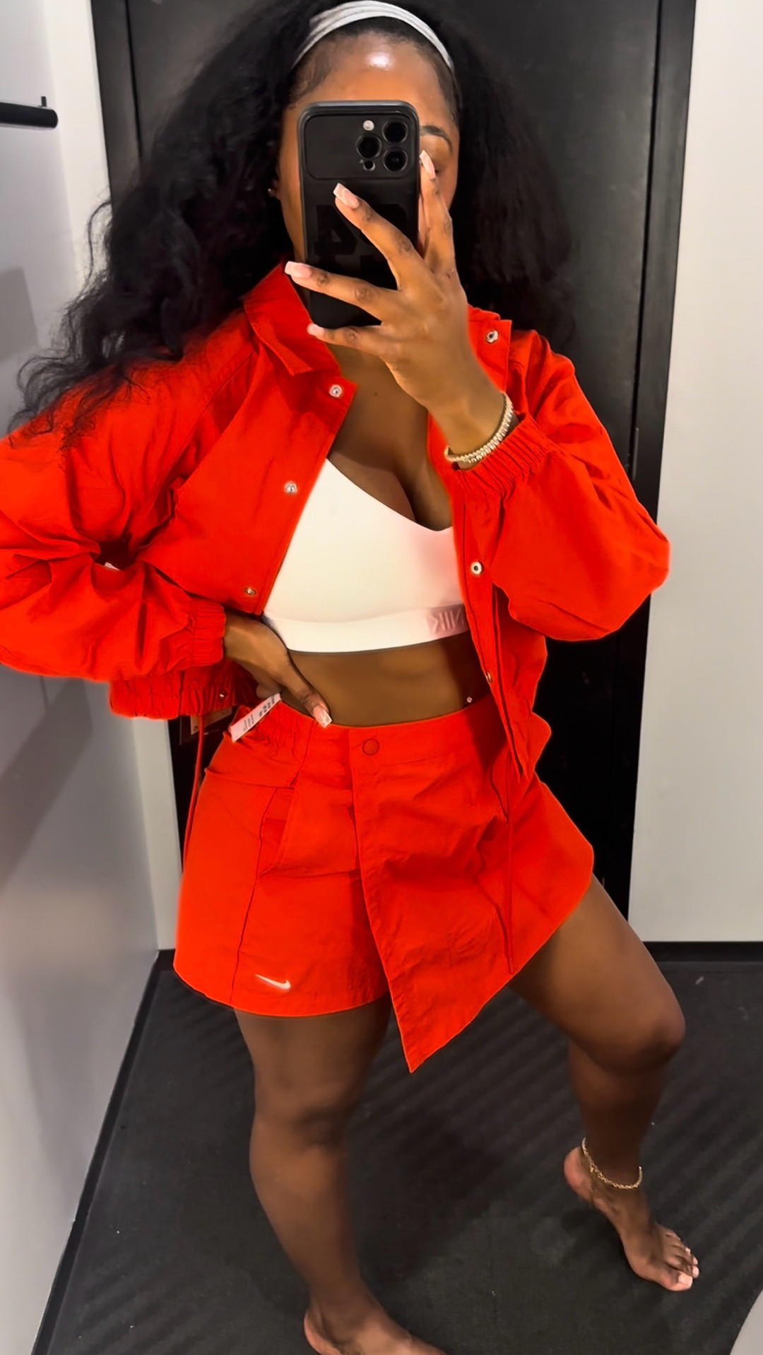 Nike Skort Set
Jacket - xsmall
Skirt - small 
Bra - smalll
Items are linked- Cover photos are just different 

#LTKgrwm #LTKootd