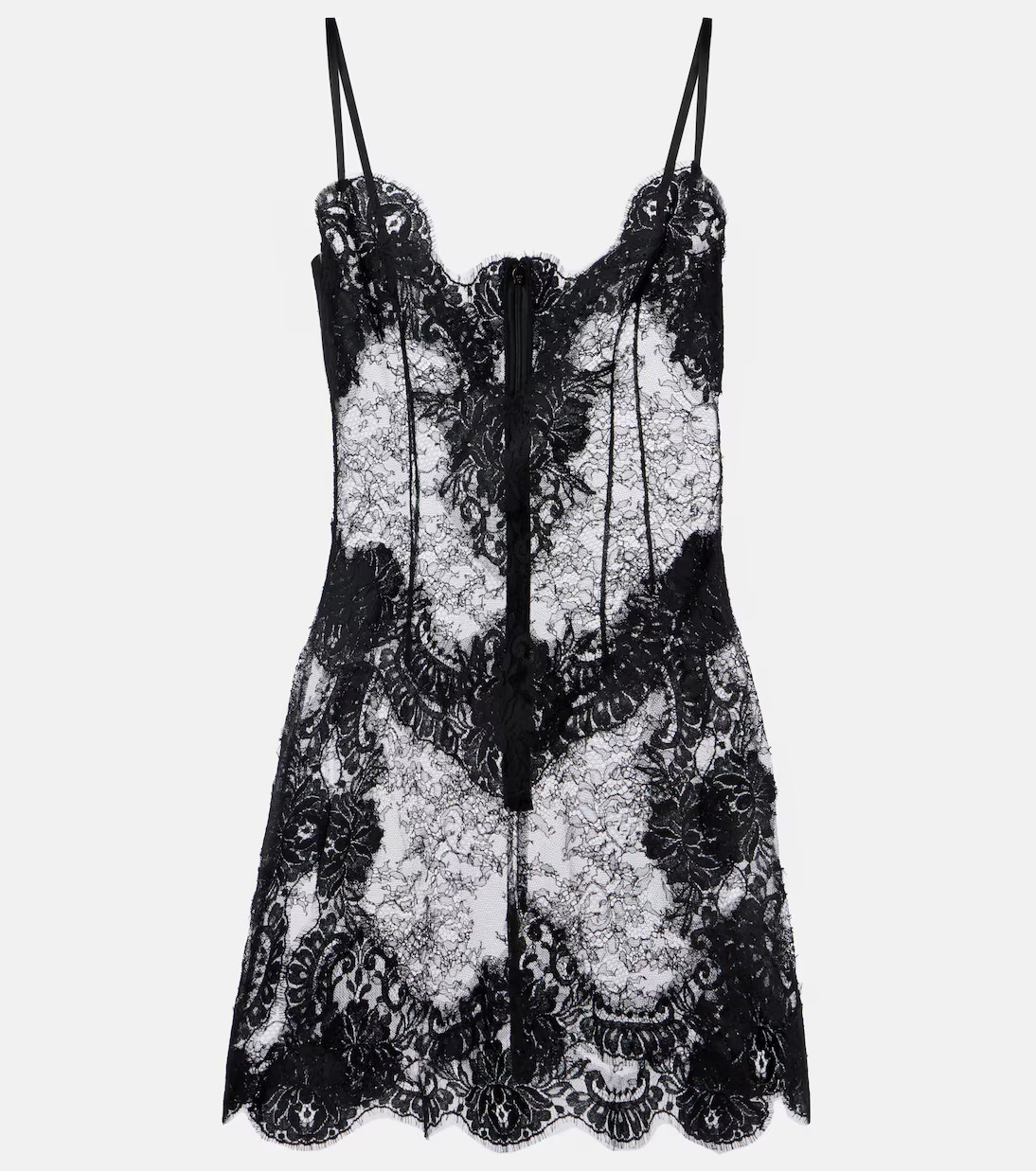 Sheer lace minidress | Mytheresa (US/CA)