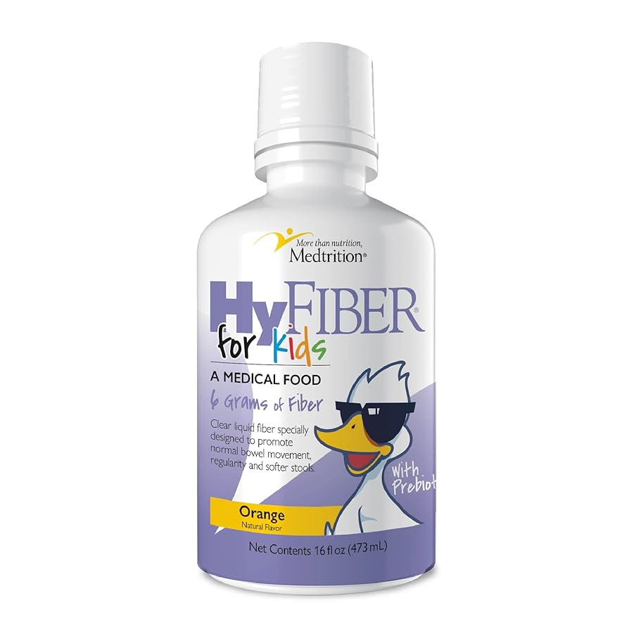 Medtrition HyFiber Liquid Fiber for Kids in Only One Tablespoon, Supports Regularity and Softer S... | Amazon (US)