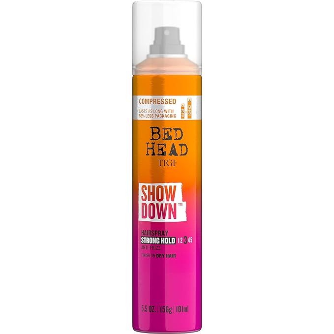 TIGI Bed Head Showdown Anti-Frizz Hairspray with Strong Hold 5.5 oz | Amazon (US)