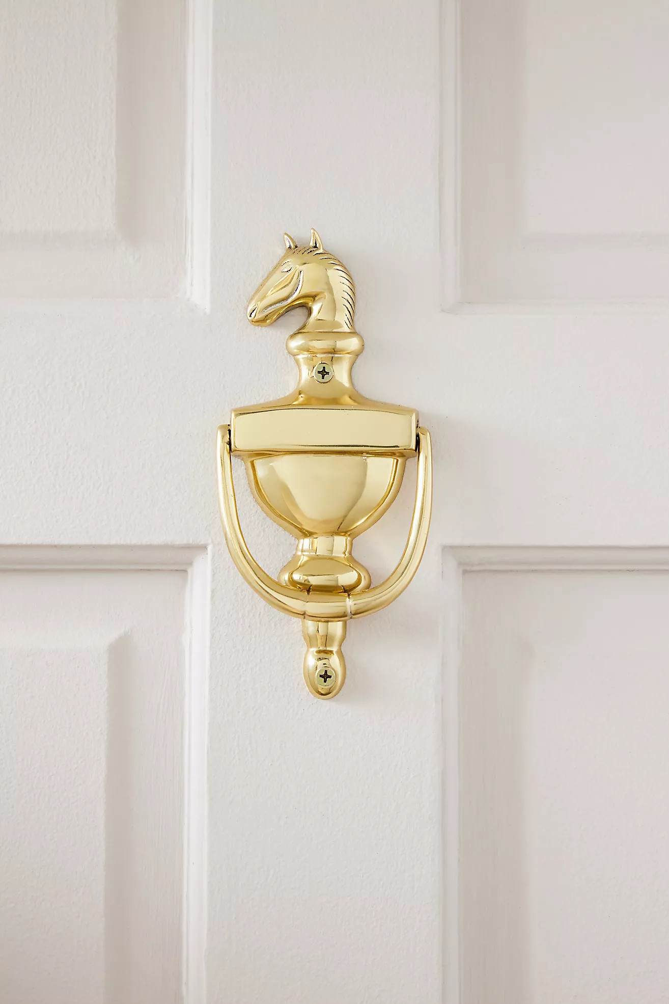 Horse Bust Brass Door Knocker | Anthropologie (US)