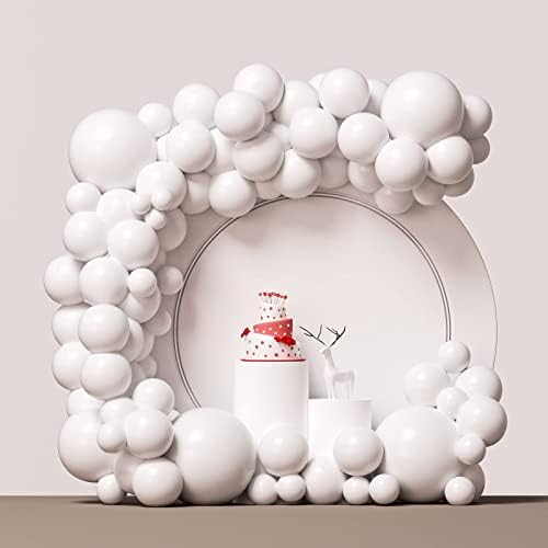 Amazon.com: 100pcs Latex Balloon Arch Kit, White Balloons Different Sizes 5/10/12/18 Inch Balloon... | Amazon (US)