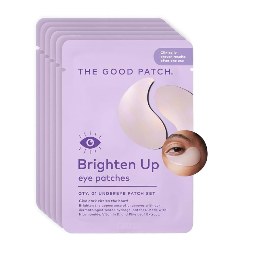 The Good Patch Brighten Up Hydrogel Under Eye Patches for Dark Circles and Puffy Eyes, Made with ... | Amazon (US)