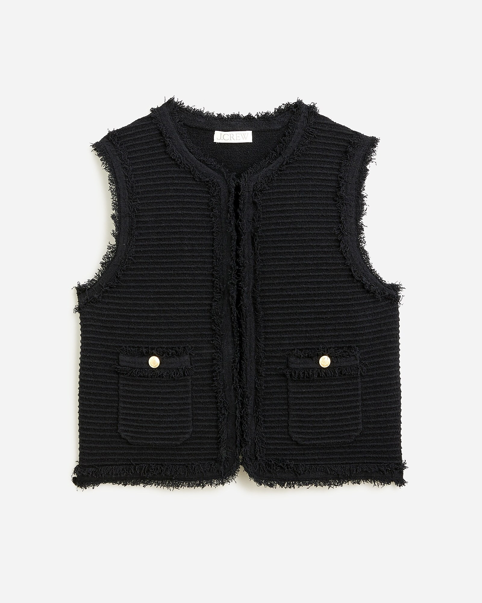 Textured vest in fine bouclé | J. Crew US
