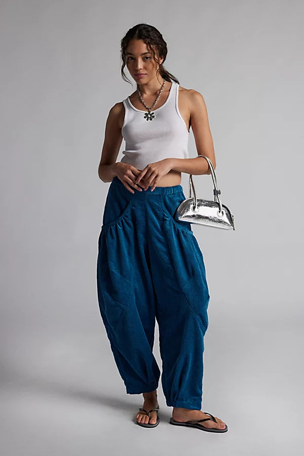 BDG Em Corduroy Pocket Pant in Blue, Women's at Urban Outfitters | Urban Outfitters (US and RoW)