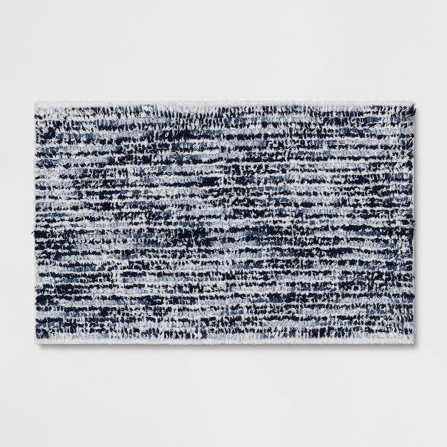 20"x32" Spacedye Striped Bath Rug - Threshold™ | Target