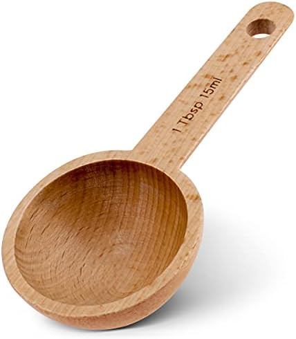Wooden Coffee Spoon in Beech, Measuring for Coffee Beans, Whole Beans Ground Beans or Tea, Home K... | Amazon (US)