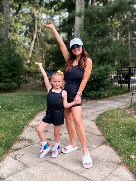 Mommy and me matching outfits, romper, athleisure, casual outfit, mother daughter, pool day 

#LTKfamily #LTKstyletip #LTKkids